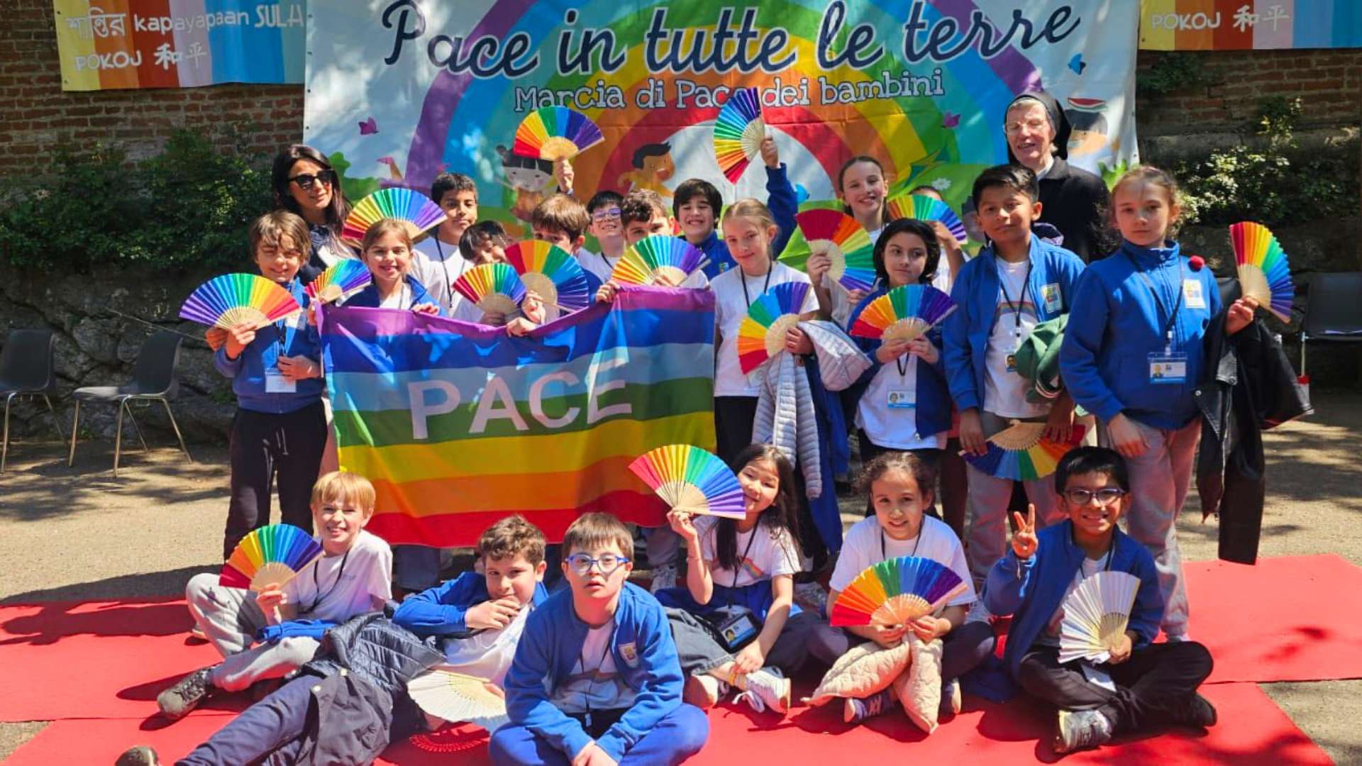 Camminare insieme per la pace significa credere in un mondo migliore🌈